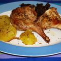 El cooksnap de carme castillo cuando hizo Conejo marinado a las hierbas.