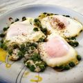 il Riccia cru quando ha preparato Uova con i piselli