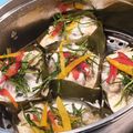 รูป Cooksnap ของ WTRG เมื่อเขาทำ ห่อหมกปลาทับทิม[อาหารเด็ก]