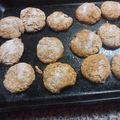 El cooksnap de Stella Maris Gonzalez cuando hizo Scons de manzana.