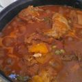 El cooksnap de Fernando Guizada cuando hizo Pollo arvejado.