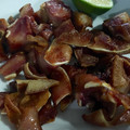 El cooksnap de Irene-Guirao cuando hizo Oreja de cerdo a la gallega.
