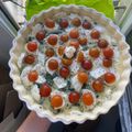 Cooksnap de Jade sur la recette Tarte tomates épinards mozzarella