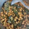 El cooksnap de Pili Pérez cuando hizo Acelgas con garbanzos.