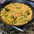 El cooksnap de karsansab cuando hizo Fideuá de marisco.