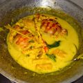 Cooksnap shazrina semasa beliau membuat Lemak Kuning Ketam dan Nanas.
