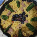 El cooksnap de Alfonso Del Jesus cuando hizo Migas murcianas con carne.