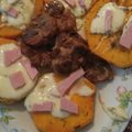 El cooksnap de martaxx1 cuando hizo Zapallo al horno en rodajas con jamón y queso.