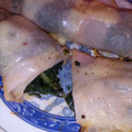 El cooksnap de 🍴🍖mariaGL🍜🥂 cuando hizo Rollitos de espinacas bajo en calorías.