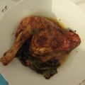 El cooksnap de Virginia. cuando hizo Pollo asado al horno con cerveza y verduras.