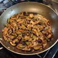 El cooksnap de Enio Lopez cuando hizo Espárragos con champiñones.