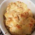 Nóri Cooksnap-ja, amikor elkészítette a(z) Sajtos karfiolrózsa és zabpelyhes pulykafasírt tejföllel receptet.
