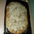 El cooksnap de calu-calita cuando hizo Pizza especial de pollo y jamón.