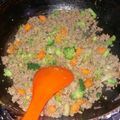 El cooksnap de patri Corea 😍 cuando hizo Carne molida con verduras. ॐ.