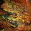 El cooksnap de Yudelkis Batista cuando hizo Chiles rellenos.