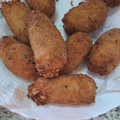 El cooksnap de verónica cuando hizo Croquetas de pollo asado.