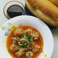 Cooksnap của Pi Ha khi họ làm theo món Xíu mại sốt cà (thịt viên sốt chua ngọt)