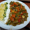 El cooksnap de Ali :) cuando hizo Polenta con Judías verdes sorprendentemente sabrosa(vegetariano).