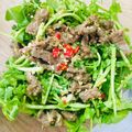 Cooksnap của Dibee khi họ làm theo món Salát Bò và Cải Xoong
