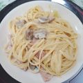 Cooksnap dari Wanna be chez untuk resep Fettuccini carbonara