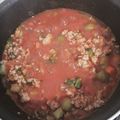 El cooksnap de Salvador de León Jiménez cuando hizo Picadillo de carne molida de res.