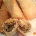 MissParker2U's cooksnap of when they made Cheesesteak Spring Rolls.