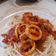 El cooksnap de Gabriela Vuillermoz cuando hizo Calamares en tuco con fideos Calamares!.