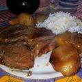 El cooksnap de Claudia Analía cuando hizo Bondiola rellena al horno con papas y boniatos.