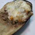 El cooksnap de Maurice Colmener cuando hizo 178. Berenjenas rellenas de carne picada.