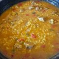 El cooksnap de Teresa Macias cuando hizo Paella de pollo y verduras.