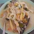 Cooksnap Miya Kamaruzzaman semasa beliau membuat Siakap Stim Lemon.