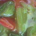El cooksnap de Nestor Veliz cuando hizo Morrones agridulces. Conserva fácil.