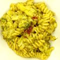 il Angela Febbo angie_1310 quando ha preparato Pasta con pesto di broccoli, acciughe, crema di parmigiano