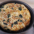 El cooksnap de galvarez cuando hizo Tortilla de coliflor y espinacas.