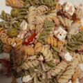 El cooksnap de Rafa cuando hizo Ensalada de pasta con queso feta.