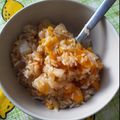 El cooksnap de Elías Méndez cuando hizo Risotto de calabaza.