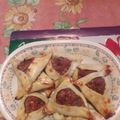 El cooksnap de vanesa cuando hizo Empanadas árabes o fatay.