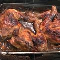 El cooksnap de gurblolo cuando hizo Pollo asado con cebolla caramelizada y vino tinto.