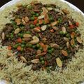 صورة من براءة هلال ، شاركها بعد تجربة وصفة رز وبازيلا مع لحمه 😋