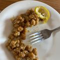 El cooksnap de Airam Pérez García cuando hizo "Pollo" Vegano con limón al estilo chino.