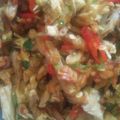 Cooksnap dari Enda Zulfahnie untuk resep Ayam suir tumis jamur tempe kemangi pedas