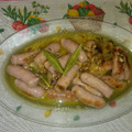El cooksnap de Victor Perez Bueno cuando hizo Salchichas al vino.