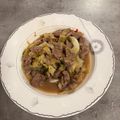 รูป Cooksnap ของ Nannie เมื่อเขาทำ ผัดกะหล่ำปลีหมูสับ