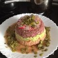 El cooksnap de Arya7 cuando hizo Tartar de salmón, aguacate y atún rojo.