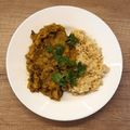 Cooksnap Karolina z czasów, kiedy przygotował Kalafior w sosie dyniowym z bulgurem.
