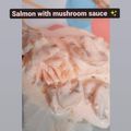 Cooksnap dari Adelia karel untuk resep Steak Salmon with Cheese and Mushroom Sauce