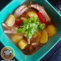 Cooksnap Q'leenalee's Kitchen semasa beliau membuat Sup kaki ayam.
