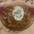 El cooksnap de Eduardo Agudo Alba cuando hizo Espirales con tomate casero y huevo frito.