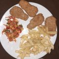 El cooksnap de Erika Oliva cuando hizo Nugget de pollo.