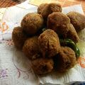 El cooksnap de Karmen cuando hizo Albóndigas de berenjena y calabacín.